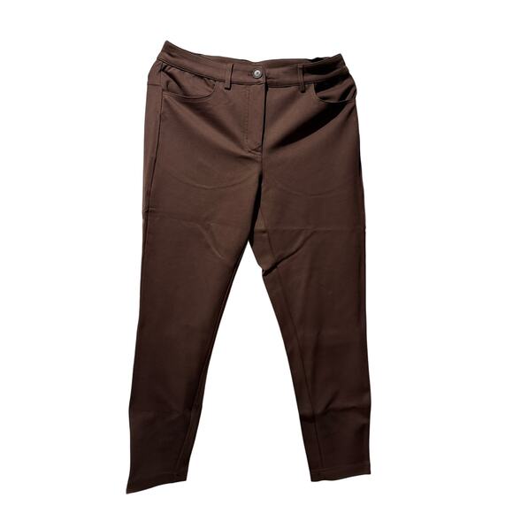 Universal Standard Seine Skinny Ponte Jeans, XS (10-12), Earth, BNWT - Picture 3 of 6